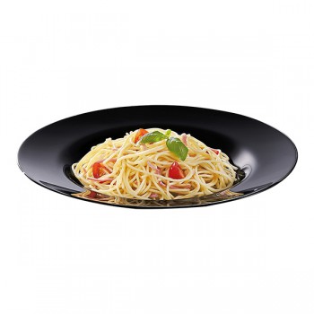 Блюдо для спагетти FRIENDS`TIME BLACK 285мм